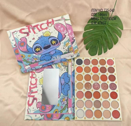 STITCH akių šešėlių paletė 35 spalvos