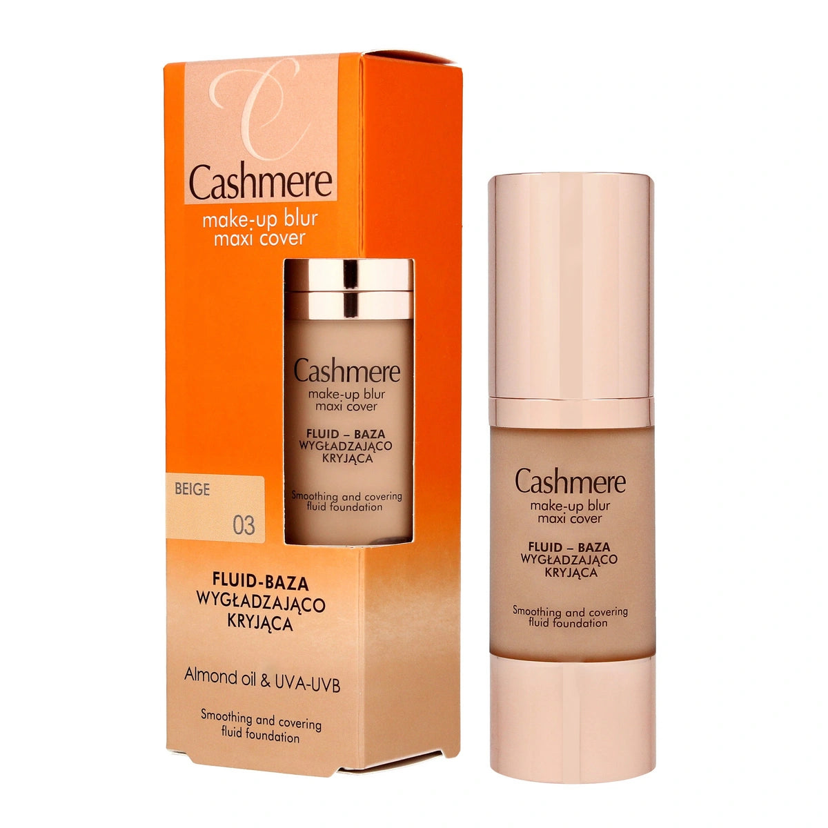 CASHMERE Makiažo Blur Skystis - lyginamoji-krytinė baza 03 Beige 30 ml