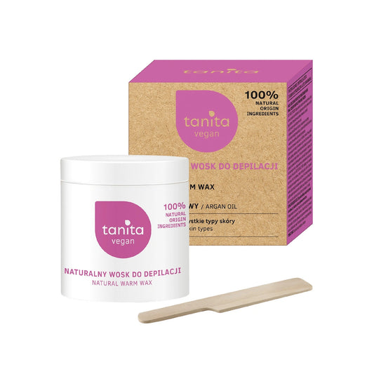 TANITA Vegan Natūralus depiliacijos vaškas su argano aliejumi 250ml