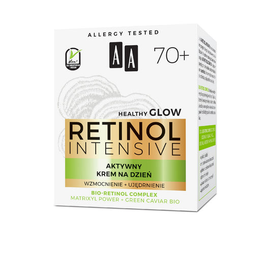 AA Retinol Intensive 70+ Aktyvus dieninis kremas - stiprinimas + stangrinimas 50ml