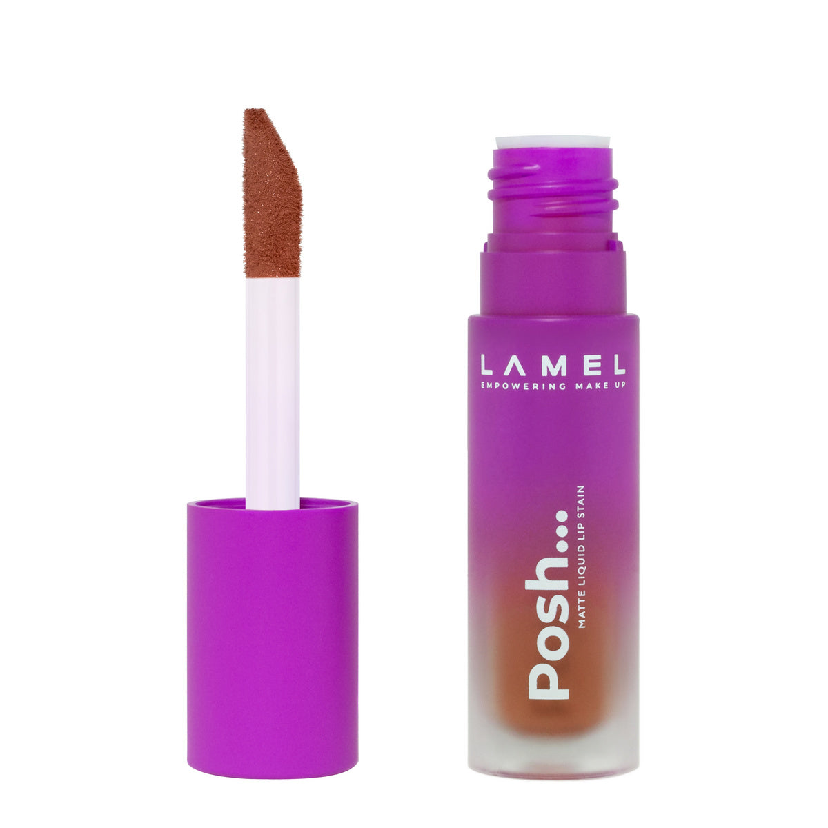 LAMEL Posh Matt Skystos lūpų dažai nr 404 4g