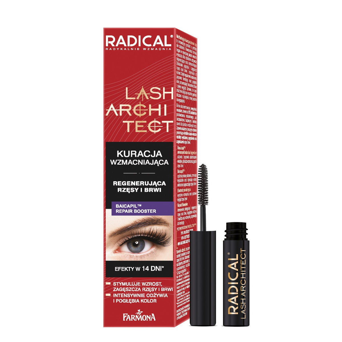 RADICAL Lash Architect Stiprinanti ir regeneruojanti priemonė blakstienoms ir antakiams 5 ml