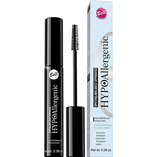 Bell Hypoallergenic Vandeniui Atsparus Tušas Blakstienoms Juodas 9g