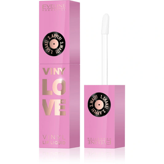 EVELINE Vinylove Ilgalaikė skystoji lūpų dažai su vinilo efektu 02 Dusty 4 ml