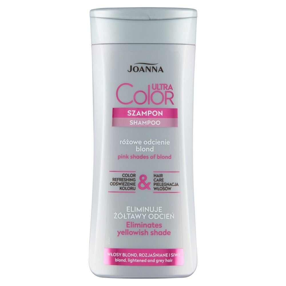 JOANNA Ultra Color Šampūnas - rožiniai atspalviai šviesiems plaukams 200 ml