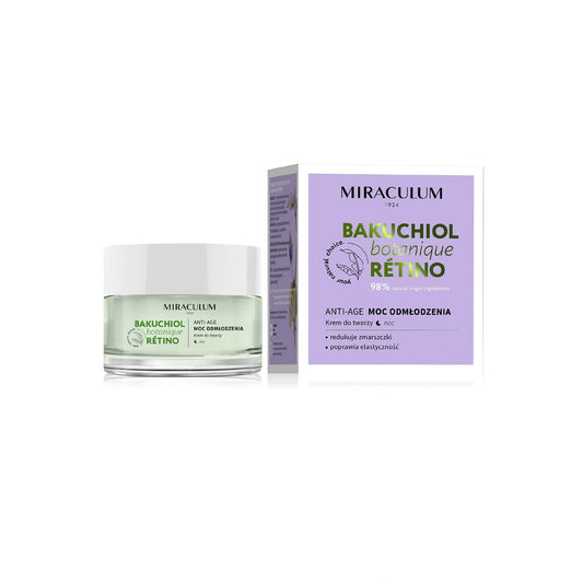 Miraculum Bakuchiol Botanique Retino Kremas naktį - atjauninimo galia 50ml