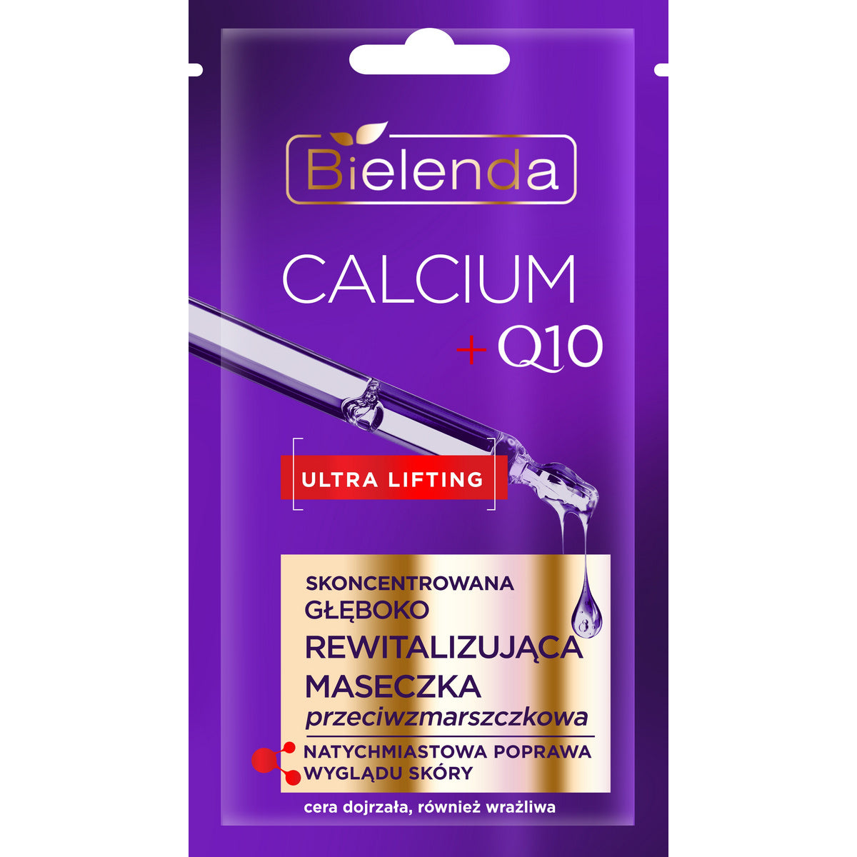 BIELENDA CALCIUM+Q10 Atkurianti kaukė 8g