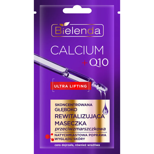 BIELENDA CALCIUM+Q10 Atkurianti kaukė 8g