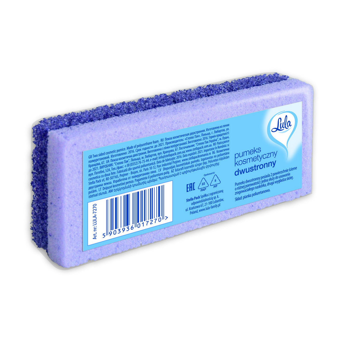LULA Dviejų pusių pemza