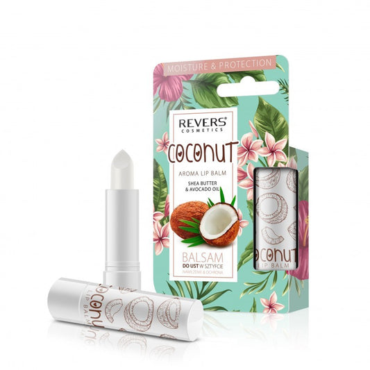 REVERS Balzamas lūpoms sticke drėkinimui ir apsaugai - Coconut 4g