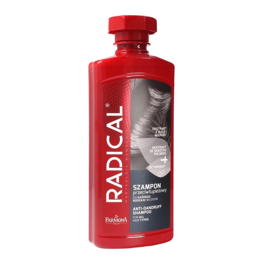 RADICAL Šampūnas nuo pleiskanų visų tipų plaukams 400 ml