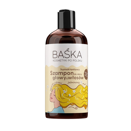 BAŚKA Humektantinis šampūnas plaukams - jazminų 500 ml