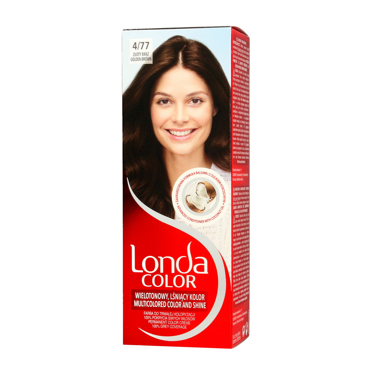 LONDA Professional Color Plaukų dažai ilgalaikei spalvinimui 4/77 Auksinis Rudas