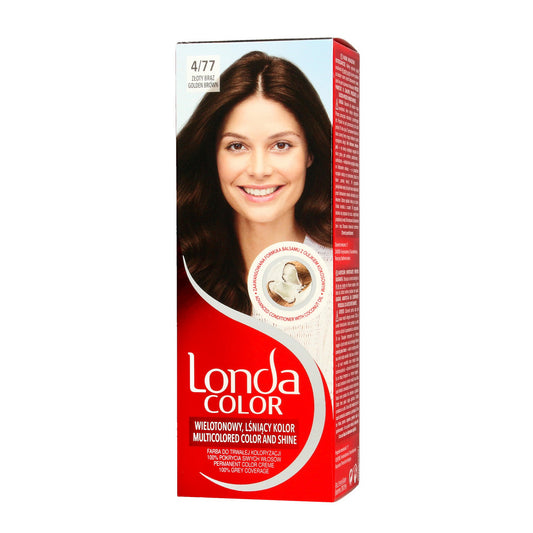 LONDA Professional Color Plaukų dažai ilgalaikei spalvinimui 4/77 Auksinis Rudas