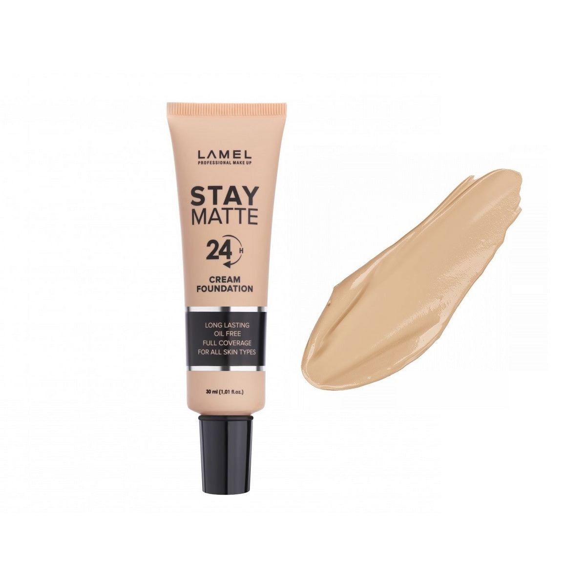 LAMEL Pagrindas veidui Stay Matte 24H nr 403 - Ivory 30ml