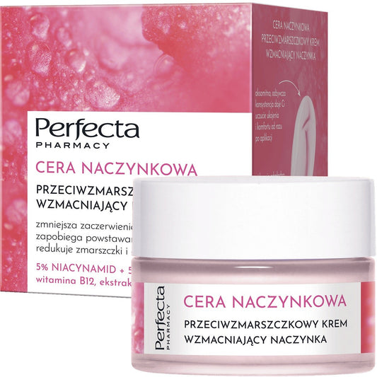 PERFECTA Cera Naczynkowa Priešraukšlė kremas, stiprinantis kapiliarus 50 ml