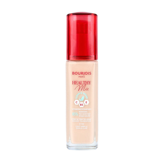 Bourjois Pagrindas veidui Healthy Mix Clean&Vegan - nr 51W Light Vanilla 30ml