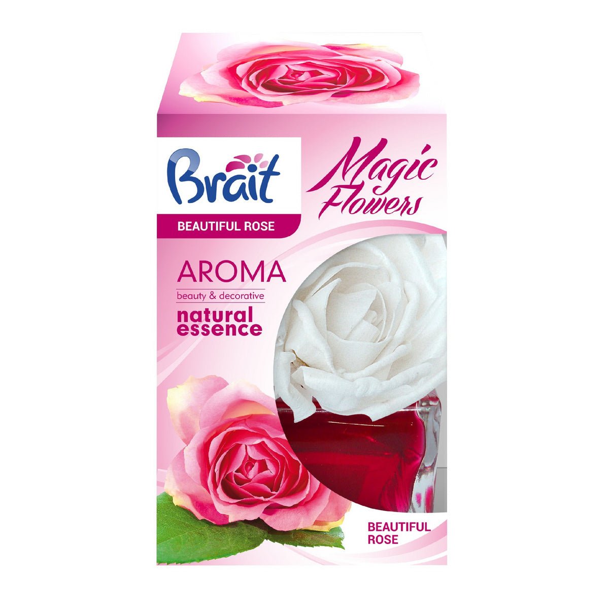 Brait Magic Flower Dekoratyvinis oro gaiviklis Beautiful Rose 75ml