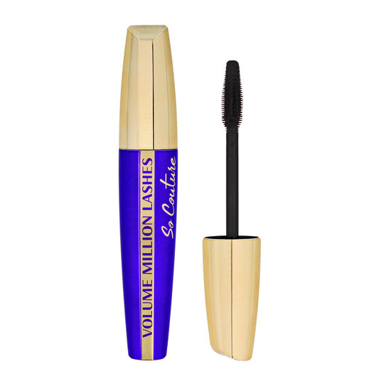 LOREAL Volume Million Lashes So Couture Tušas blakstienoms, didinantis apimtį, Juodas 9,5 ml