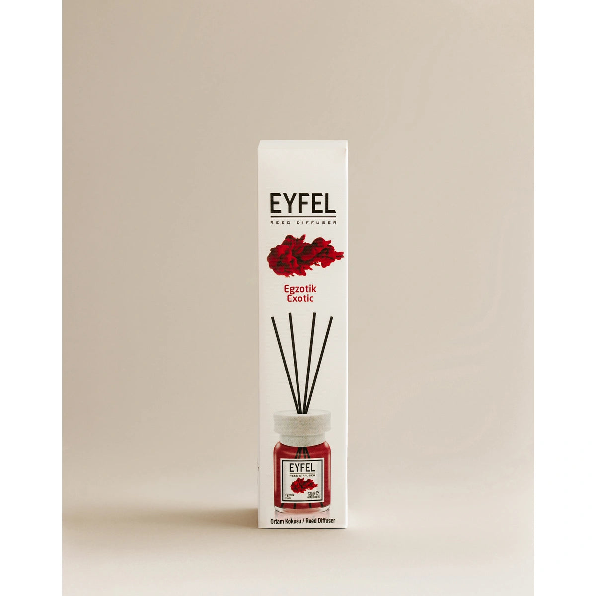 EYFEL Kvapų difuzorius su lazdelėmis - Egzotiškas 120 ml