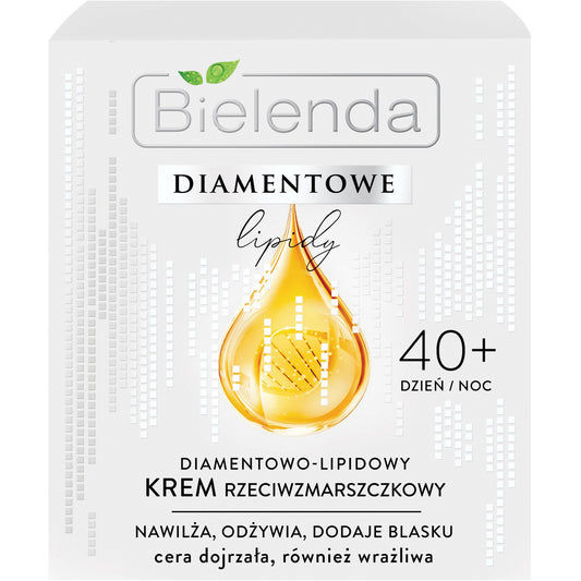 BIELENDA DIAMANTINI LIPIDAI 40+ Dienos ir nakties kremas nuo raukšlių 50ml