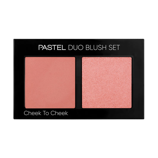 PASTEL DUO Blush Set Skaistalų paletė Nr. 1 - Cheek to Cheek 1 vnt.