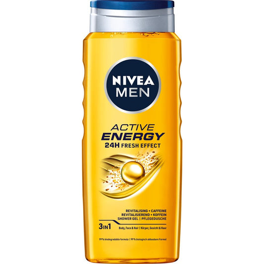 NIVEA MEN Dušo gelis Active Energy 500 ml