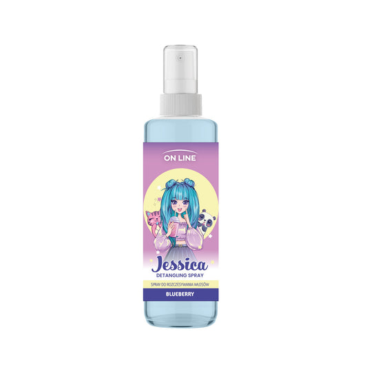 ON LINE KIDS Jessica purškiklis plaukams - Mėlynė 200 ml