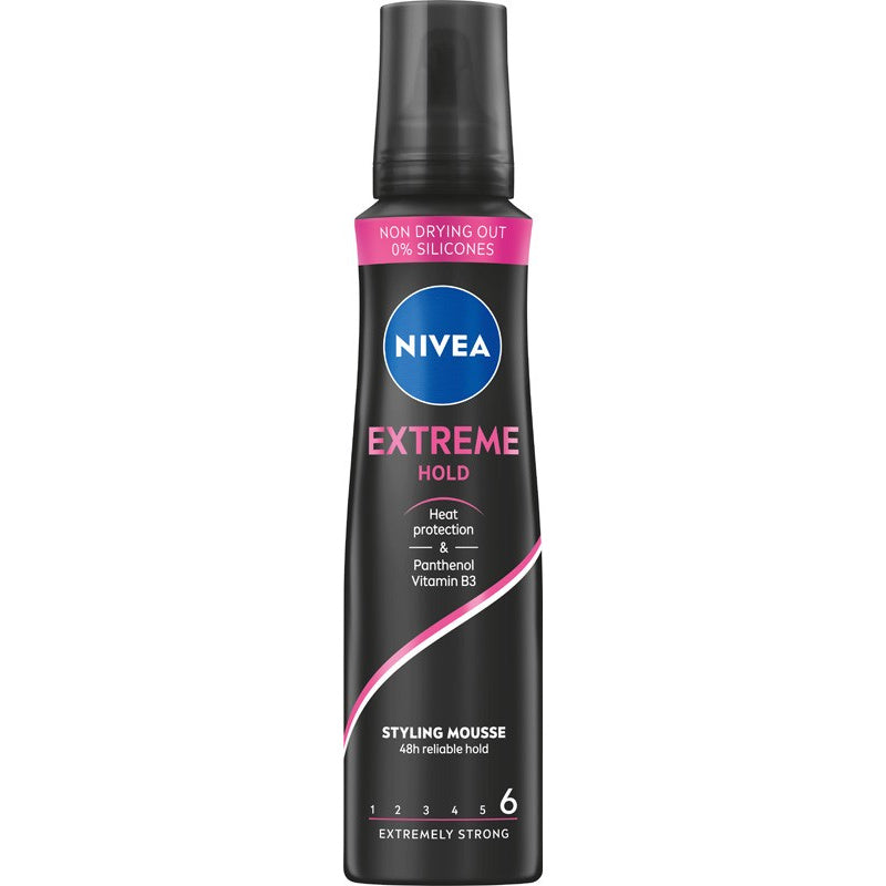 NIVEA Styling Plaukų putos Extreme Hold - ekstremalios stiprumo 250 ml