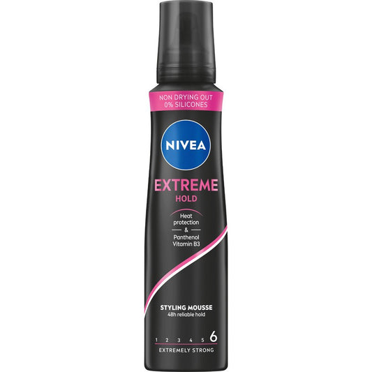 NIVEA Styling Plaukų putos Extreme Hold - ekstremalios stiprumo 250 ml