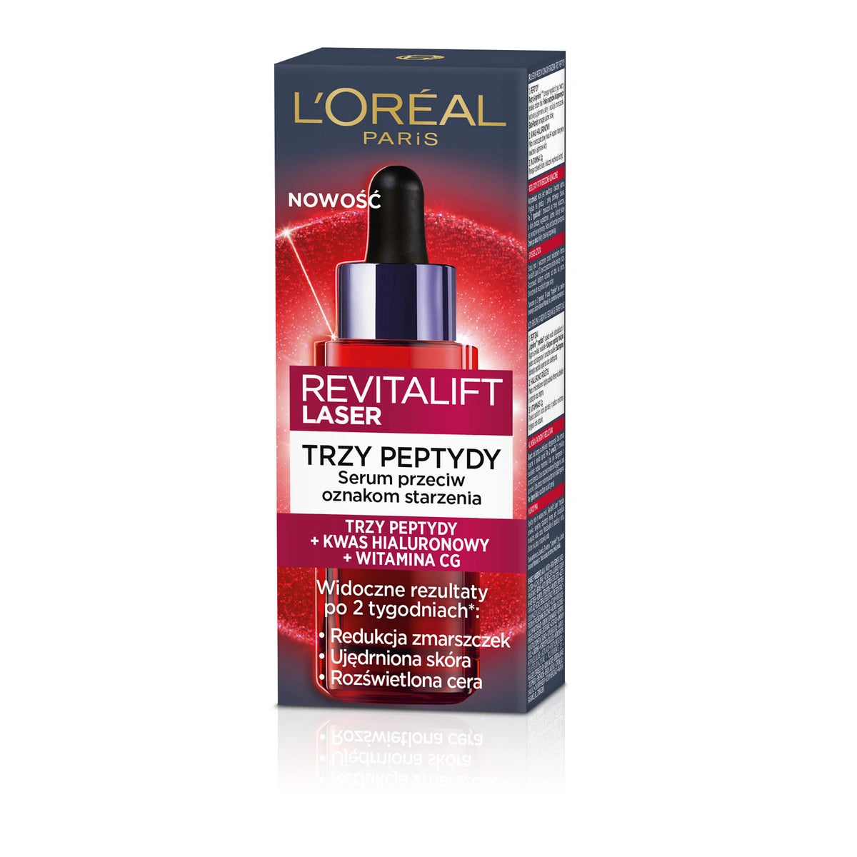 LOREAL Paris Revitalift Laser Serumas priešraukšlinis su trimis peptidais 30 ml