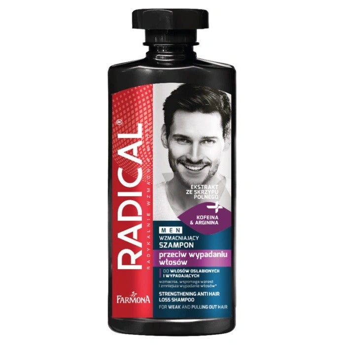 RADICAL Men Stiprinamasis šampūnas prieš plaukų slinkimą 400 ml