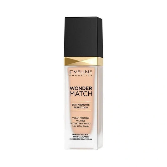 EVELINE Wonder Match makiažo pagrindas, prisitaikantis prie odos nr. 016 Light Beige 30 ml