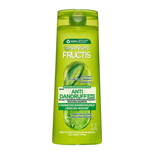 GARNIER Fructis Šampūnas nuo pleiskanų 2in1 400 ml