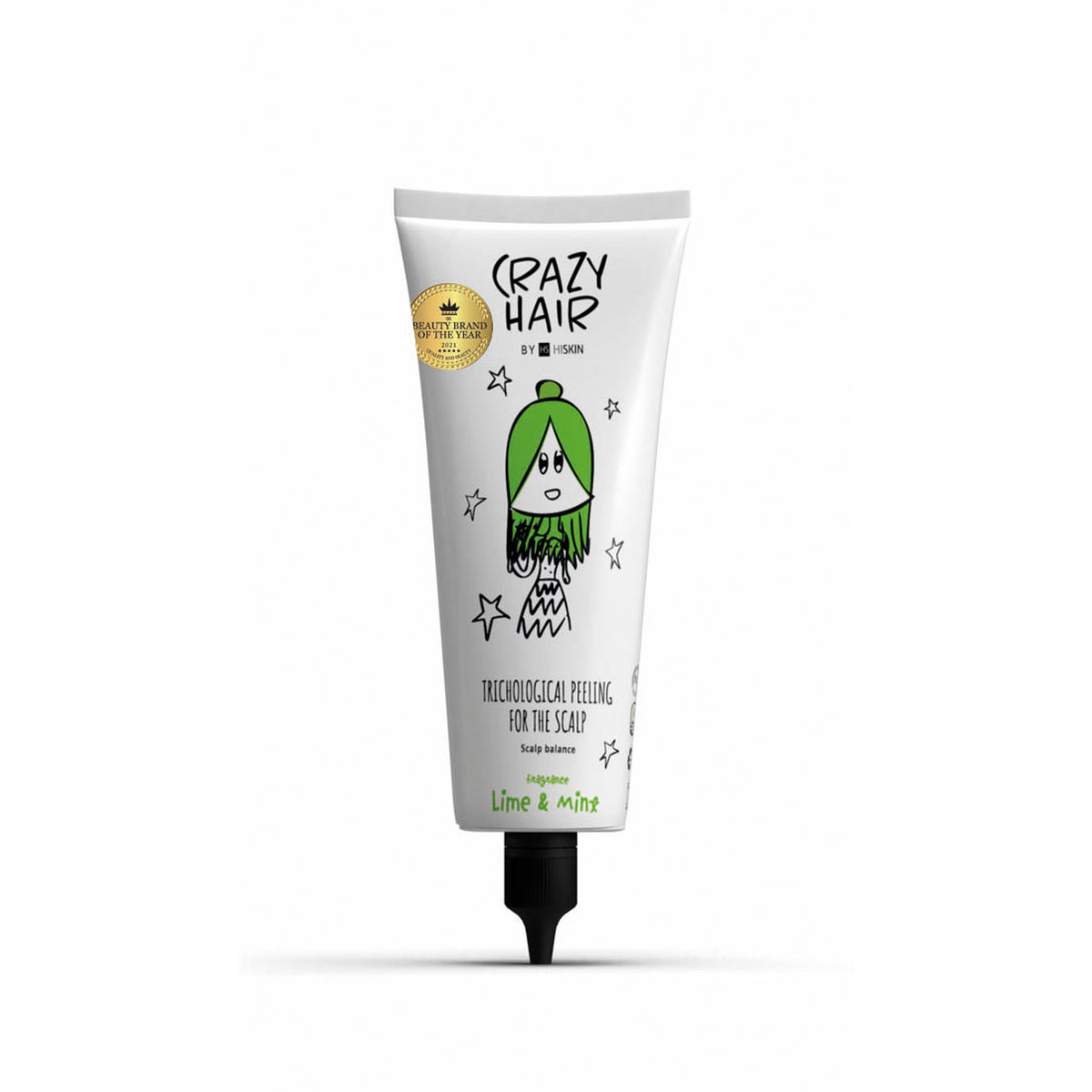 HISKIN Crazy Hair Peeling trichologinis galvos odai - Lime & Mint (limonka ir mėta) 100 ml