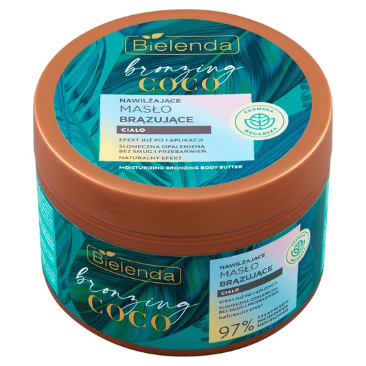 BIELENDA Bronzing Coco Drėkinantis bronzinis kūno sviestas 200ml