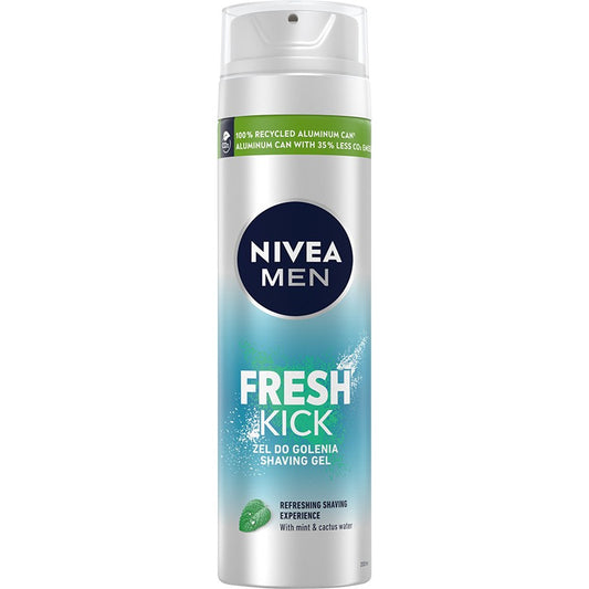 NIVEA MEN Gelis skutimosi Fresh Kick 200 ml