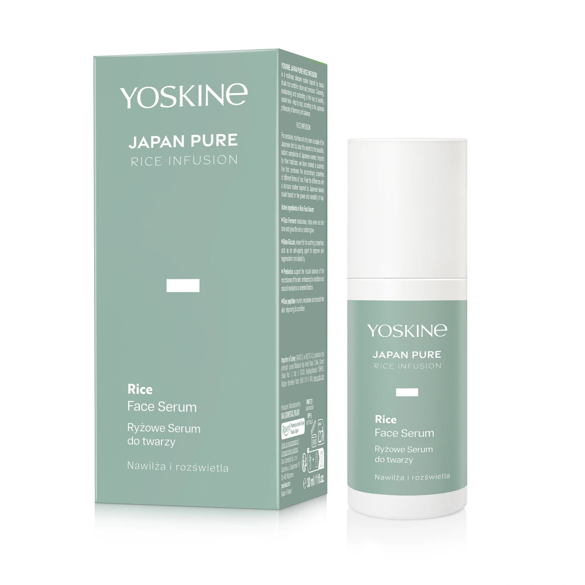 YOSKINE Japan Pure Rice Infusion Ryžių serumas veidui 30 ml