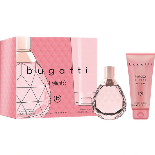 BUGATTI Dovanų rinkinys moterims Felicitá (kvepalai 60ml + dušo gelis 100ml)