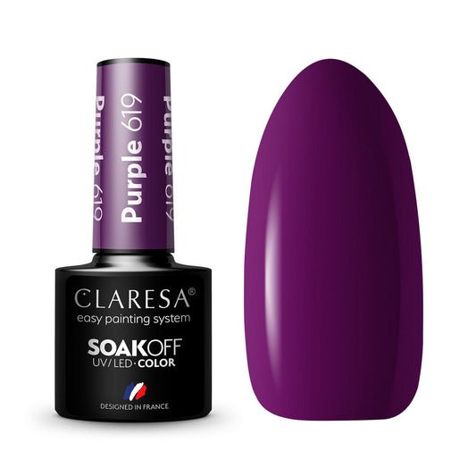 CLARESA Hibridinis lakas Purple nr 619 5g