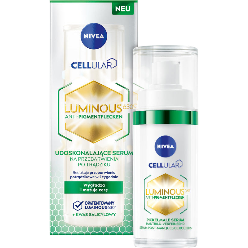 NIVEA Cellular Luminous630 serumas, gerinantis spuogų randus, 30 ml