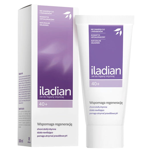 ILADIAN 40+ Intymios higienos gelis - Regeneracijai 180ml