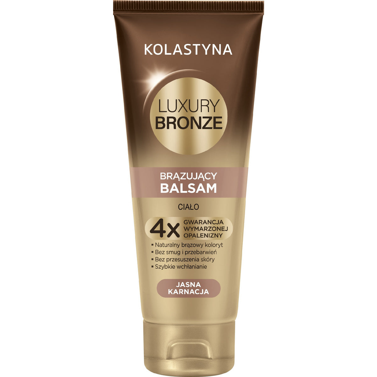 KOLASTYNA Luxury Bronze Balsamas įdegio kūnui - šviesiai odai 200 ml