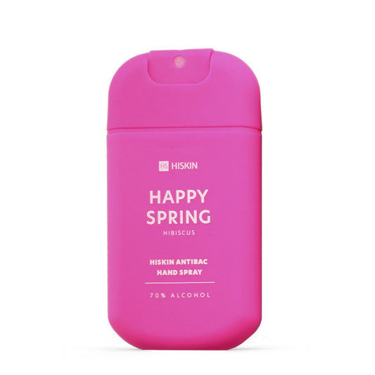 HISKIN Karštos vasaros rankų dezinfekavimo purškiklis Hibiscus 30 ml