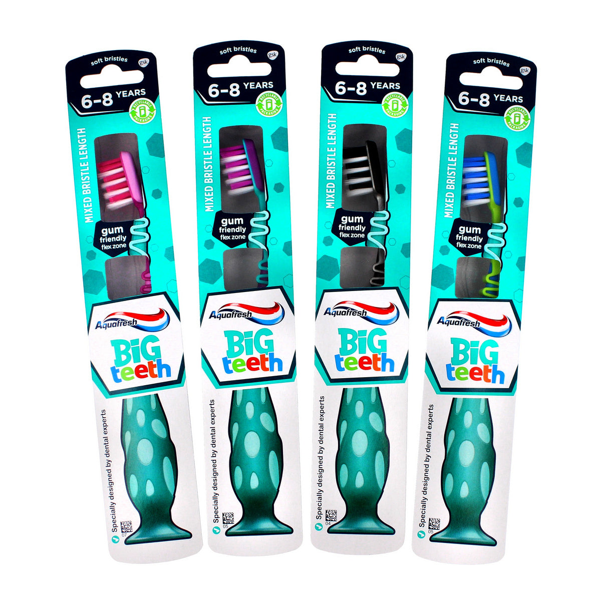 GSK AQUAFRESH Vaikiška dantų šepetėlis Big Teeth TB&