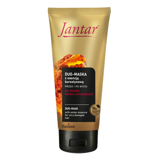 JANTAR Duo-maska su gintaro esencija labai pažeistiems plaukams 200 ml