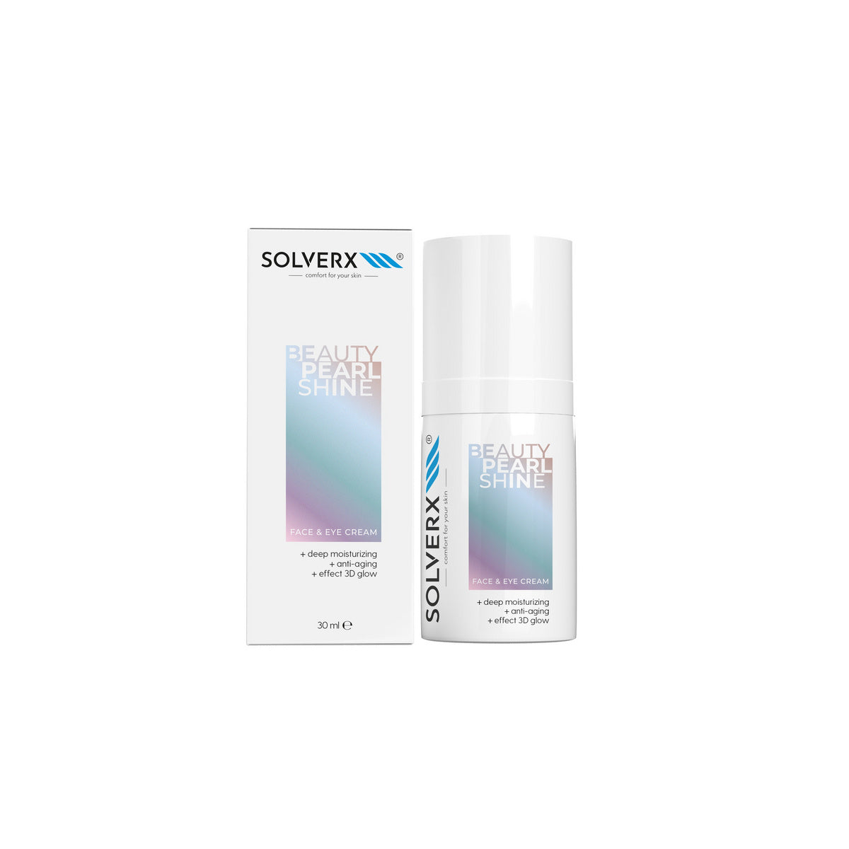 SOLVERX Veido ir akių kremas Beauty Pearl Shine 30 ml