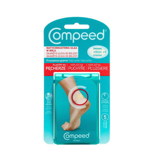 COMPEED Pleistrai nuo pūslių - vidutiniai 1 pakuotė - 5 vnt.
