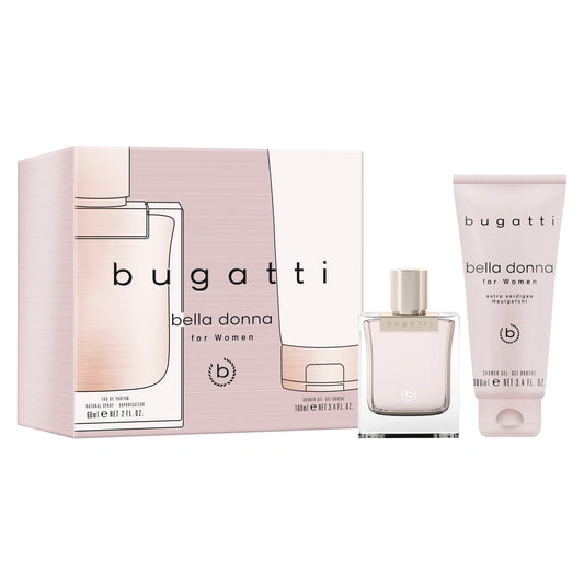 BUGATTI Dovanų rinkinys moterims Bella Donna (parfumuota vanduo 60ml + dušo želė 100ml)