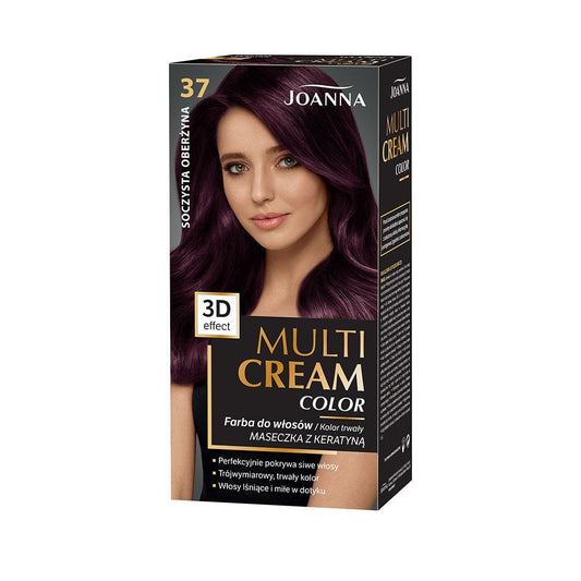 JOANNA Multi Cream Color Plaukų dažai Sultinga baklažanas 37